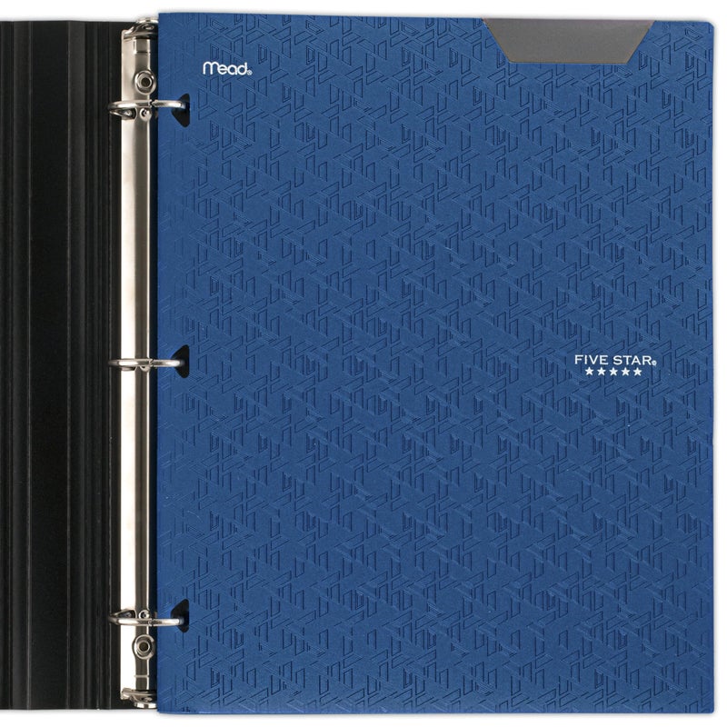Five Star 2-Pocket Folder, Plastic Folder with Stay-Put Tabs, Fits 3-Ring Binder, Holds 8-1/2"" x 11"" Paper, Pacific Blue (333420C-ECM) - Image 5